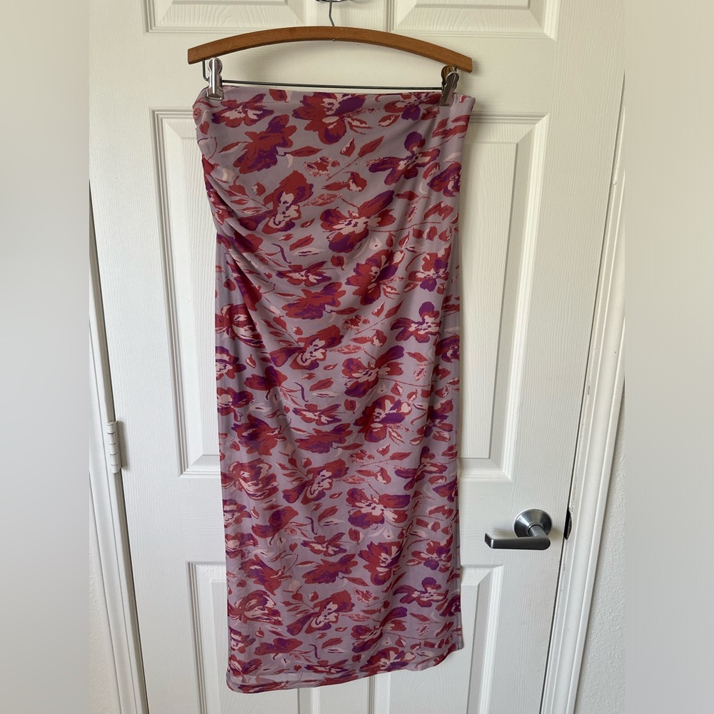 FREE PEOPLE Floral Skirt.